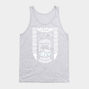 welcome banner in reverse Tank Top